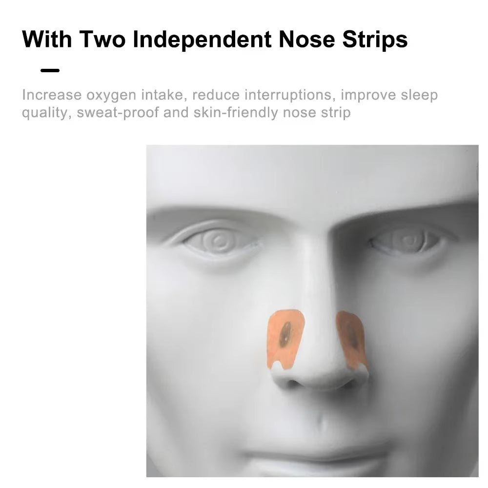 Magnetic Nasal Strips for Enhanced Airflow in Sports and Improved Sleep Quality, Reducing Snoring