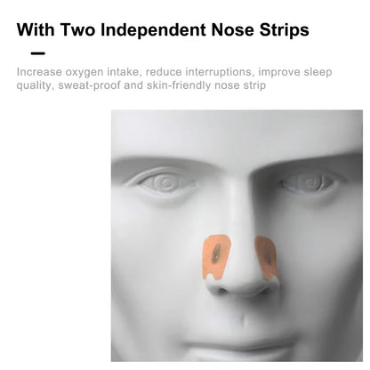 Magnetic Nasal Strips for Enhanced Airflow in Sports and Improved Sleep Quality, Reducing Snoring