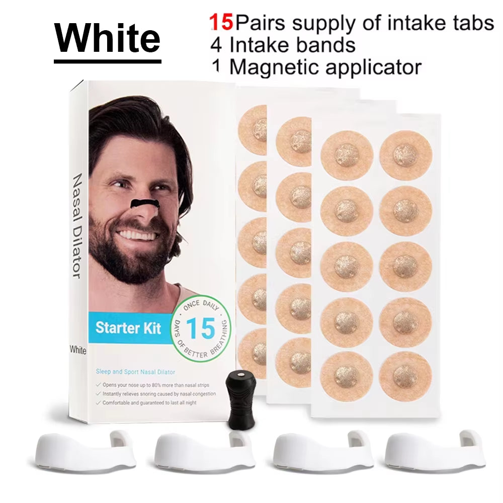 Magnetic Nasal Strips for Enhanced Airflow in Sports and Improved Sleep Quality, Reducing Snoring