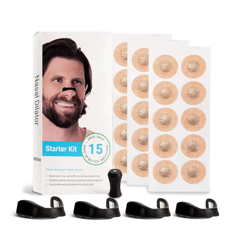Magnetic Nasal Strips for Enhanced Airflow in Sports and Improved Sleep Quality, Reducing Snoring