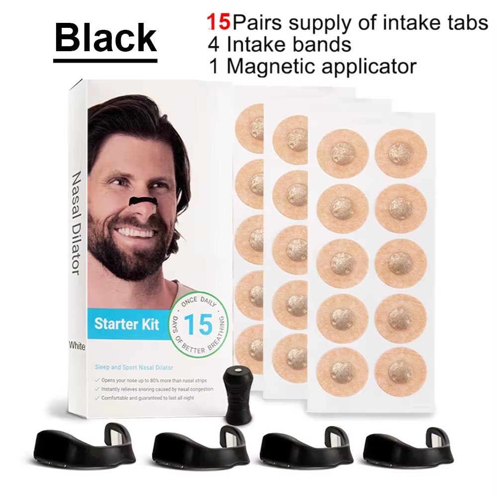 Magnetic Nasal Strips for Enhanced Airflow in Sports and Improved Sleep Quality, Reducing Snoring
