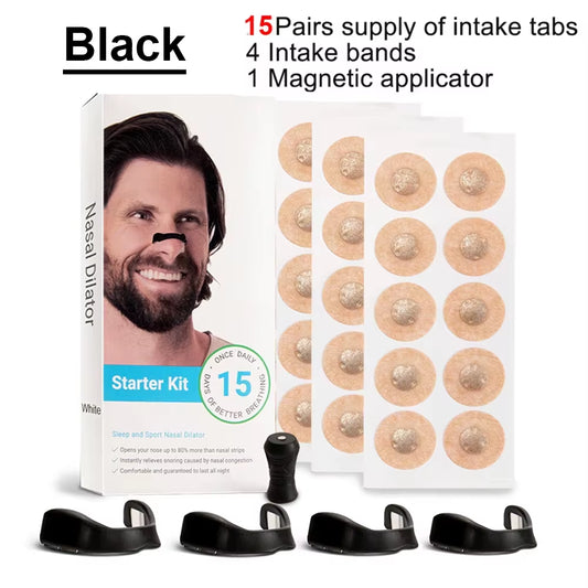 Magnetic Nasal Strips for Enhanced Airflow in Sports and Improved Sleep Quality, Reducing Snoring